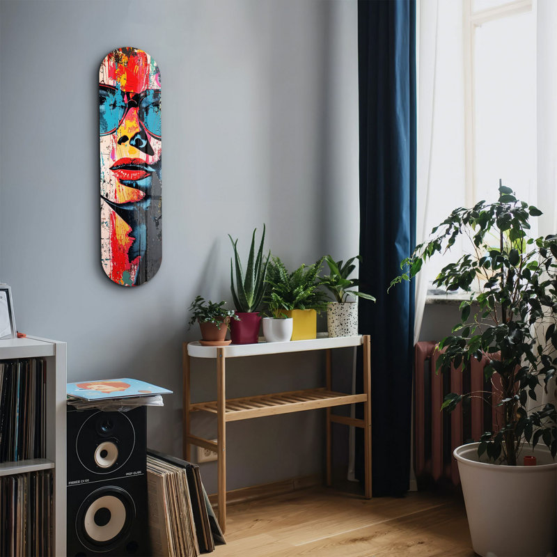 Peinture décorative en verre trempé