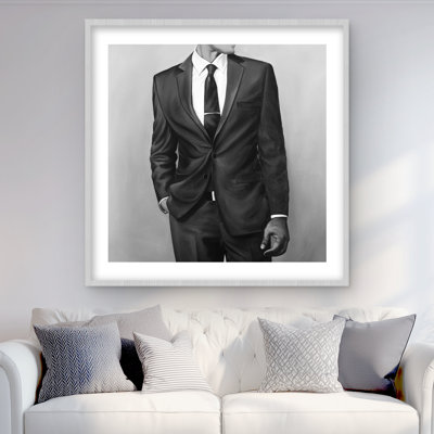 Man in a Costume |Framed Print Decor