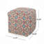 Pouf en tissu Amelia