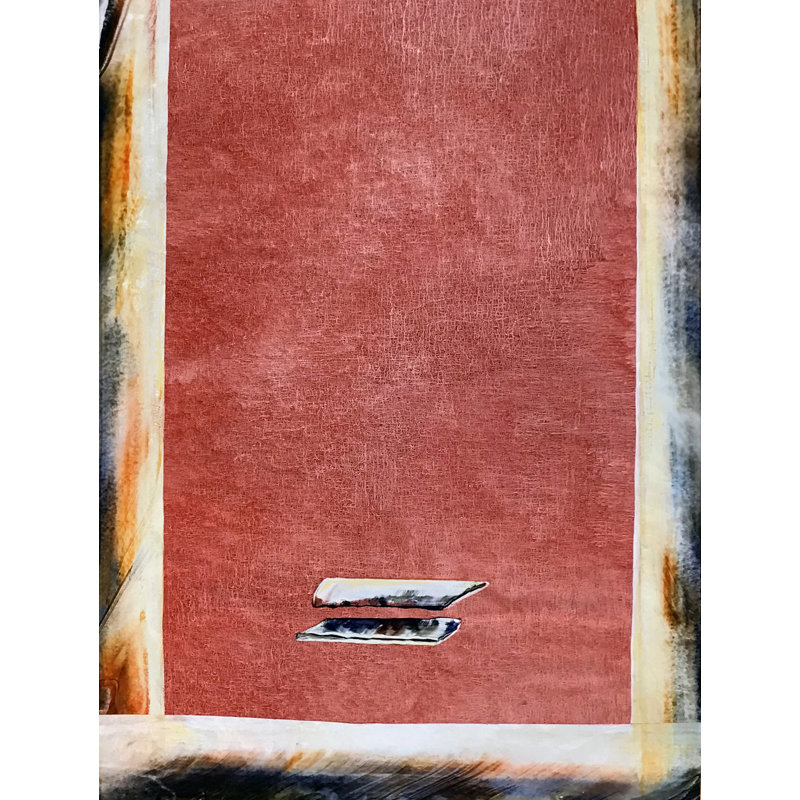 # 81 par Hratch Isirelian - Peinture encadrée, H 25,25 po x l 31,25 po