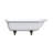 Janaih 61'' x 30'' Soaking Cast Iron Bathtub-17756256-17756249