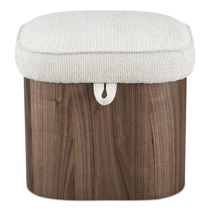Sonny Vanity Stool, Walnut