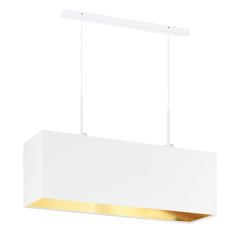 Gener 2 - Light Kitchen Island Pendant, White, White