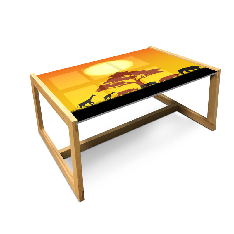 Jalaiyah Sled Coffee Table, 90cm H x 62cm W x 40cm D