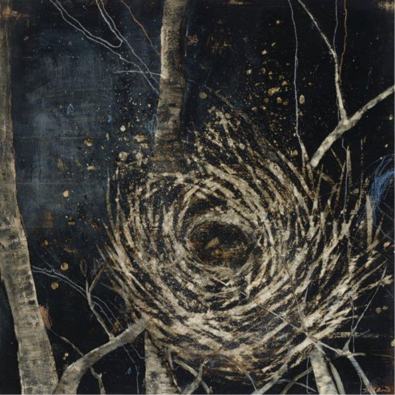«Nest III» par Sarah Atkinson - impression, Extérieur, H 30 po x l 30 po x P 1,5 po