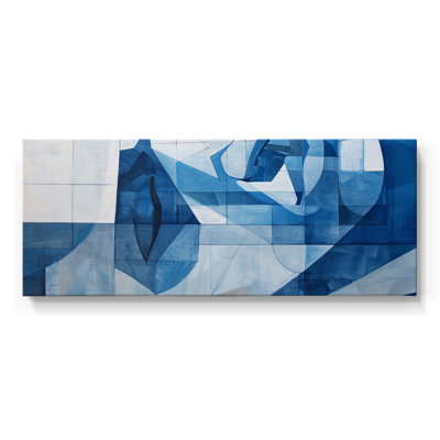 Série abstraite-C XXVII- Toile tendue avec châssis - Prêt à être accroché