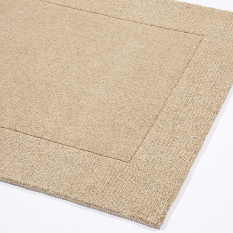 Melyna Solid Colour Hand Woven Area Rug, Rectangle 120 x 170cm 
