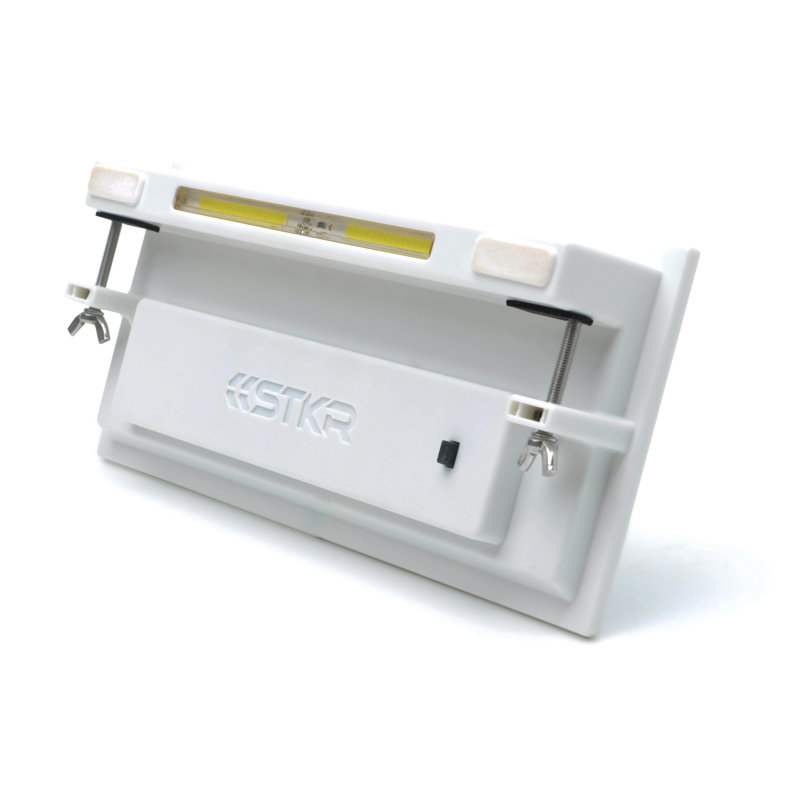 White Solar Powered LED Floodlight for Outdoor Security