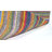 Margolis Hand Woven Viscose/Cotton Striped Rug in Blue/Orange-29209345