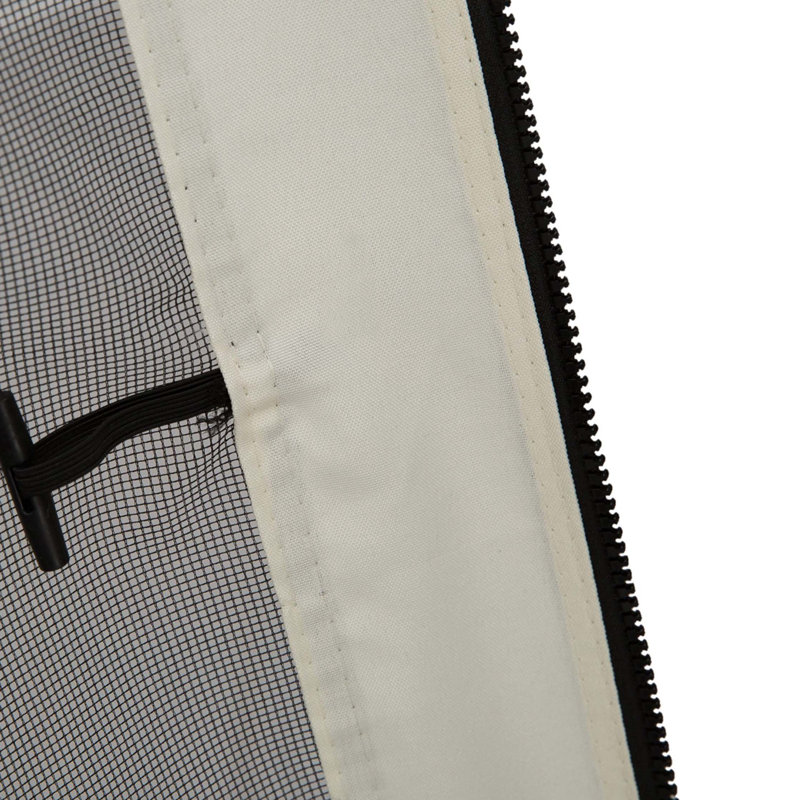 13' x 13' Replacement Mesh Sidewall Netting for Patio Gazebos and Canopy Tents with Zippers (Sidewall Only)