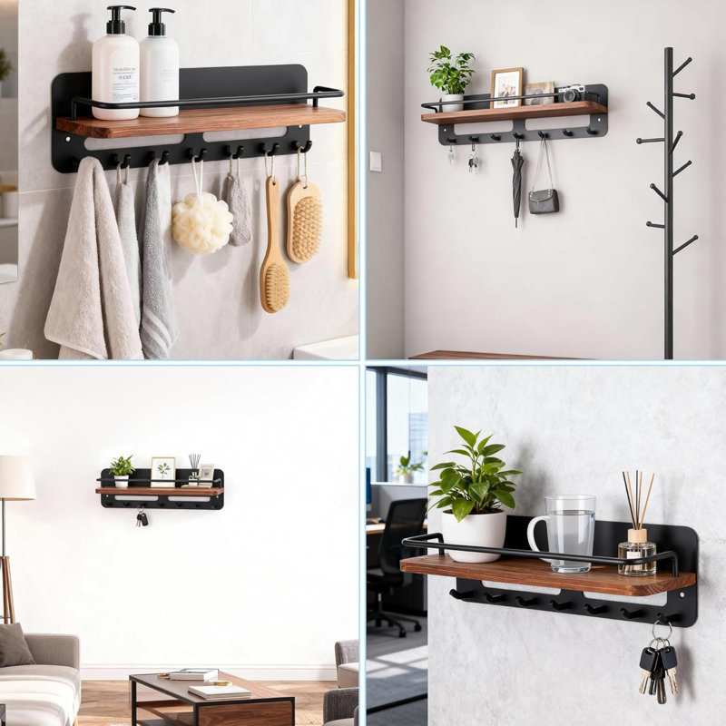 Wall Organizer, Brown/Black