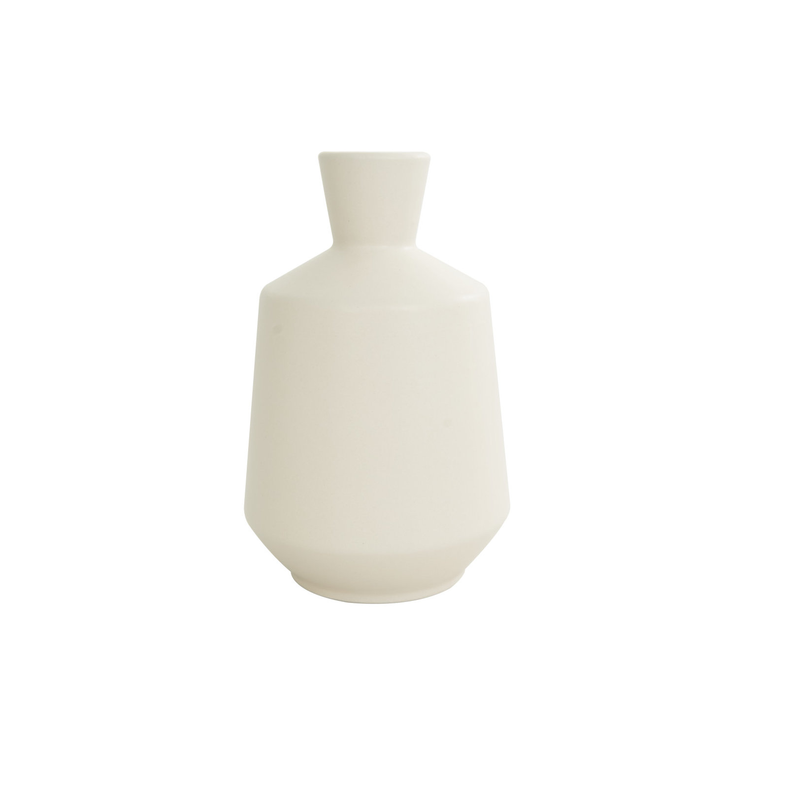 Mable 3 Piece Ceramic Table Vase Set, Cream