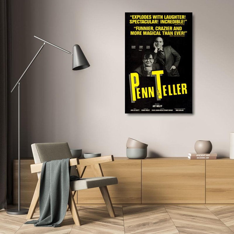Penn & Teller (Broadway), 24" H x 16" W