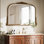Miroir mural de salle de bain rétro Vintage Baroque
