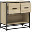 60cm W Metal Bedside Table-2140315956