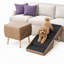 Banc de repose-pieds pliable 2-en-1 pour petits chiens et chats