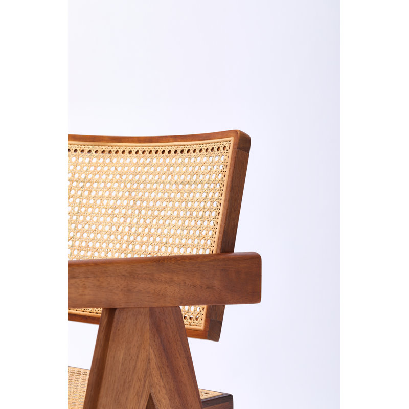 Pierre J Arm Full Wicker, Teak