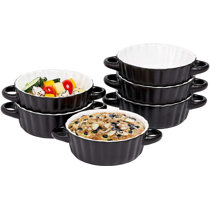 Bruntmor Porcelain 10.5X6 Rectangular Baking Dish Oven Safe, Great For  Roasting, Lasagna Pan, Small Porcelain Casserole Dish Bakeware With Handle  