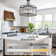 Rigdel 4 - Light Dimmable Drum Chandelier