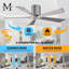 60" Irene 5-Blade Hugger Ceiling Fan with Wall Remote-1087667384-1087667391-1087667335