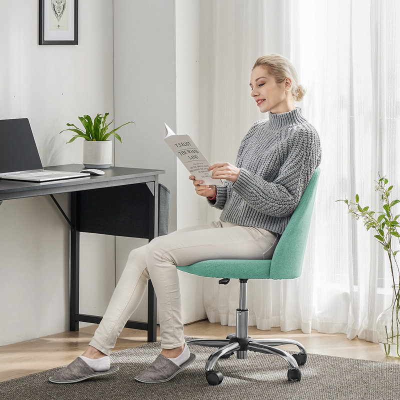 Chaise de bureau Magdaleen, Vert