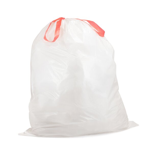 Simplehuman Code M Custom Fit Drawstring Trash Bags, 45 Liter / 12 Gallon,  White, 60 Count & Reviews