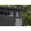 Remise de rangement extérieure moderne en résine durable 11 po x 7 pi Keter Artisan Evo avec portes de plancher et doubles pour outils et équipements de jardin tels que les tondeuses -131271715