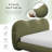 Mirelle Camel Headboard Platform Bed-58507939-58507938