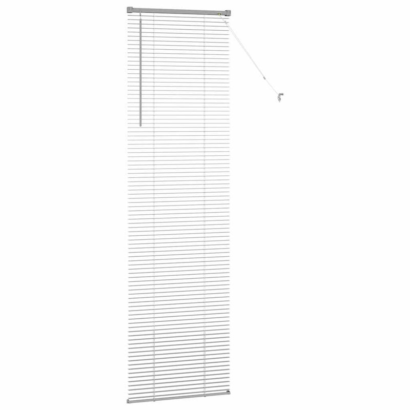 Horizontal/Venetian blind, Silver, 220cm L x 65cm W
