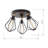 3 Lights Cage Spotlight Cage Flush Mount