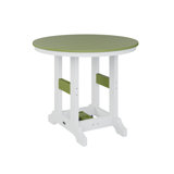 Berlin Gardens Garden Classic Regular Top With White Base Round Counter Height Table