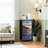 4 Drawer Dresser for Bedroom, Narrow Chest of Drawers, Wooden Top and Study Iron Frame 18"x37.5"-(WxH)