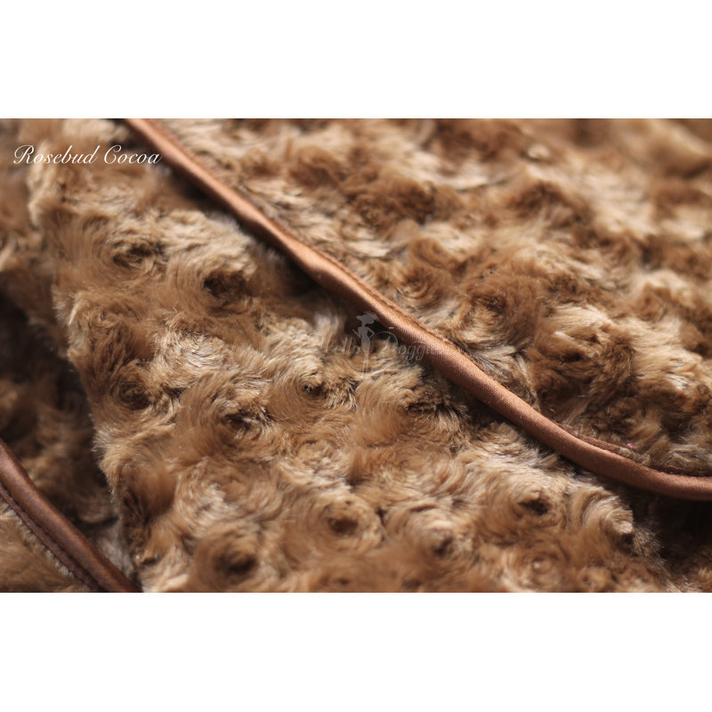 Couverture pour chien Rosebud, 17 po x 14 po, Cacao