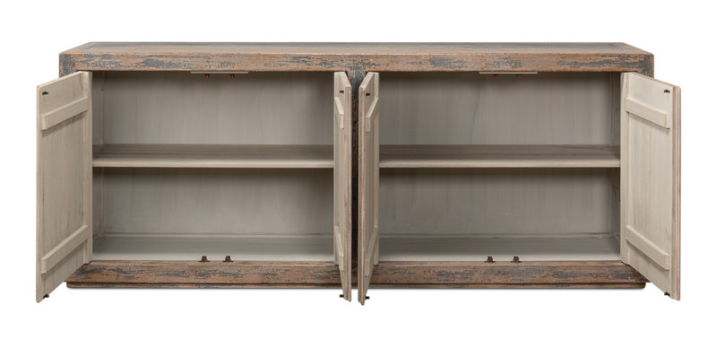 Monango 90'' W Solid Wood Sideboard