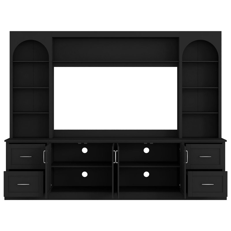 Meuble télé 103,1 po, Noir
