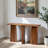 Pitt Console Table in Suar Wood