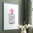Perfume Bottle Framed Print - Solid Wood-1835514941-1835514914