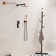 Calder Complete Shower System with Rough in-Valve