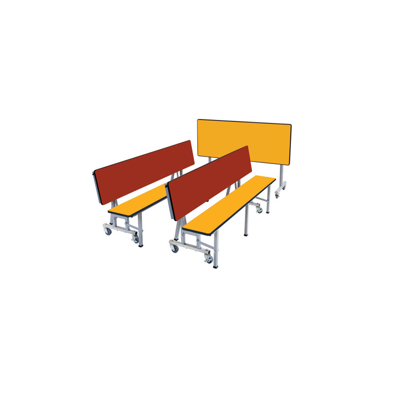 Banc mobile convertible avec table - Ensemble, L 60 po x l 54 po