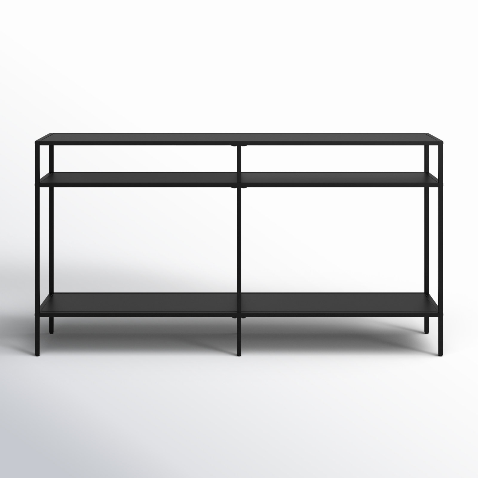 Ceno Console Table, 29" H x 55" W x 10"D, Blackened Bronze