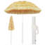 Parasol de plage avec parasol de patio à manivelle-435744792