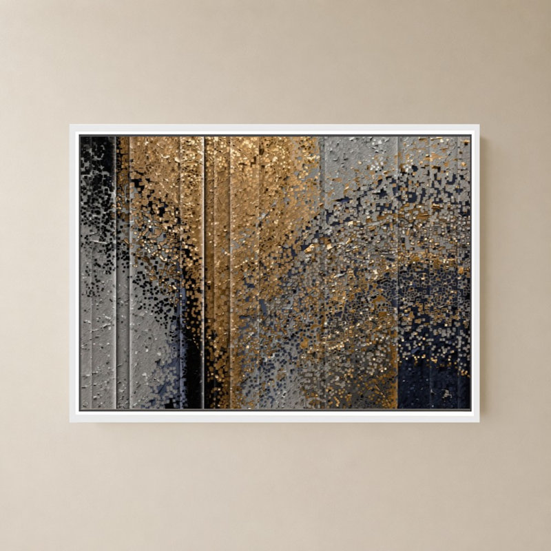 2 Jean 1: 6. «Love's True Journey» par Mark Lawrence, Cadre flottant, H 27,5 po x l 43,5 po x P 2 po, Blanc