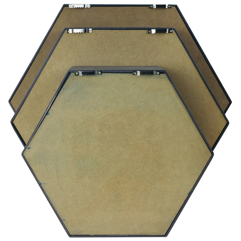 Standridge 3 Piece Hexagon Accent Shelf
