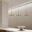 3-light Kitchen Island Pedant Light Dimmable Led Light With Remote