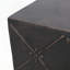 Table d'appoint d'extérieur en béton léger avec motif à losanges moderne, durable et élégant pour tout patio ou jardin