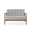 2 Seater Linen Loveseat-65865457