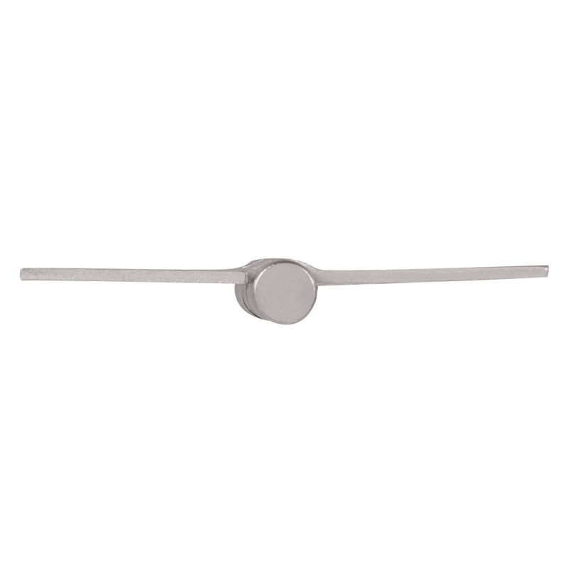 Satin Nickel 3.5" Square Steel Door Hinges Set
