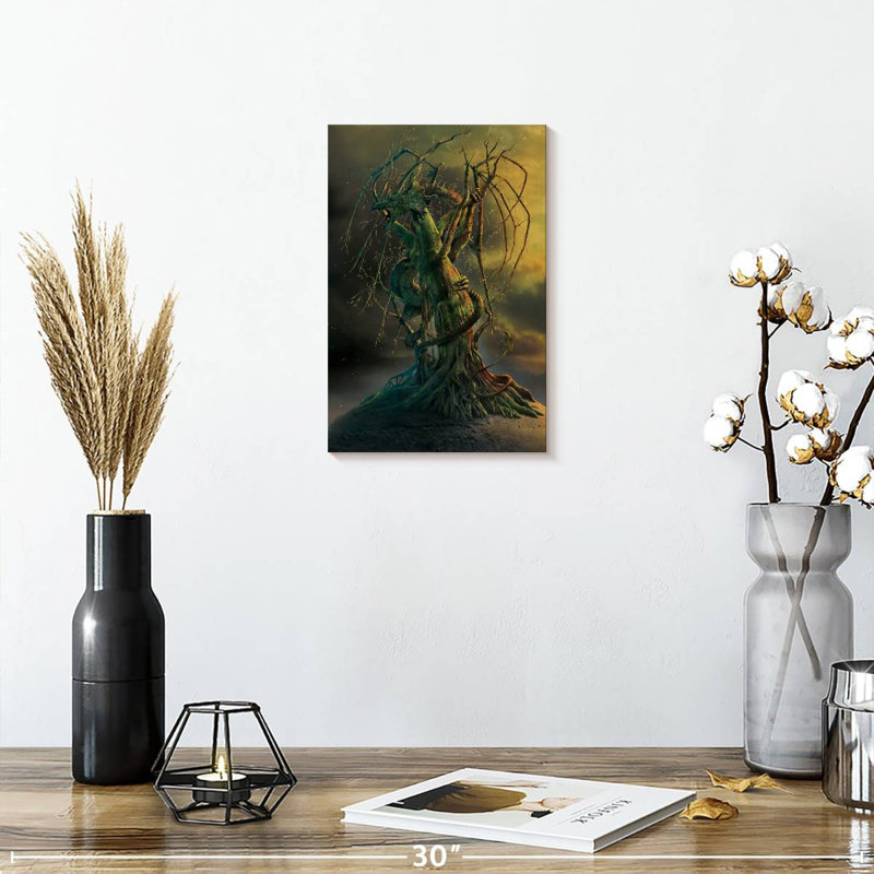 Brampt Tree Dragon, 12" H x 8" W