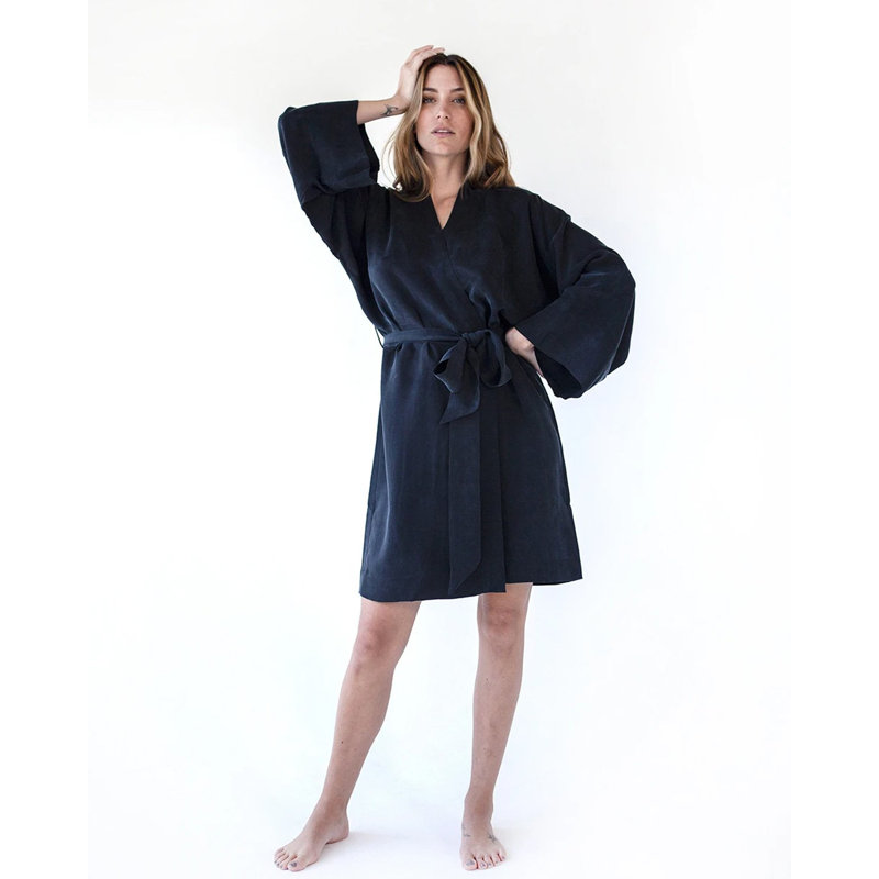 Women’s Mini Kimono Noir