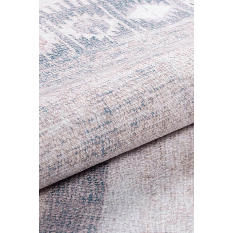 Tapis décoratif beige Ottilie, Tapis de couloir 2 pi 6 po x 7 pi 7 po